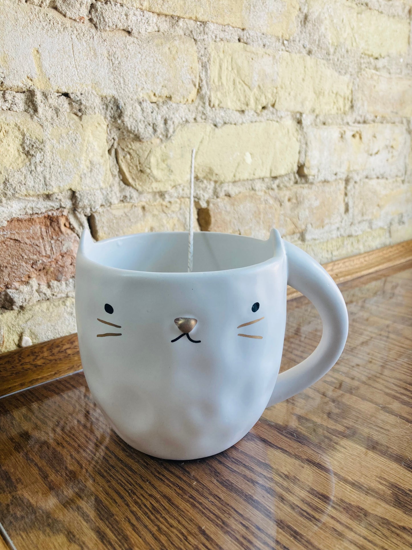 Cat Face Coffee Cup Vessel