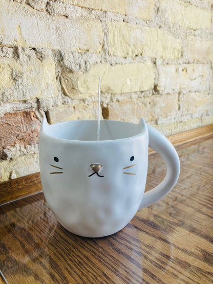 Cat Face Coffee Cup Vessel