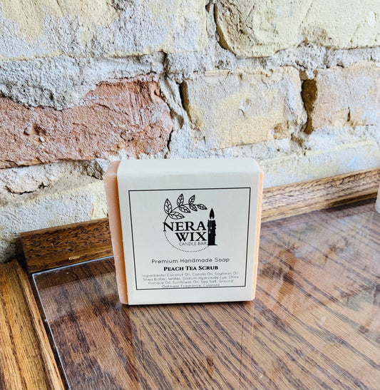 Peach Tea Scrub Soap Bar