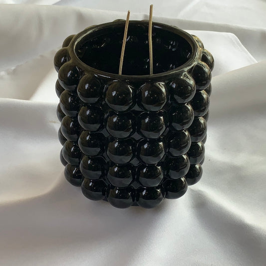 Ebony Bubble Candle Vessel