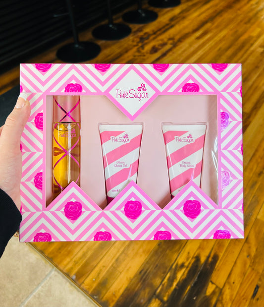 Pink Sugar Gift Set w/ Fragrance Mist, Shower Gel & Body Lotion