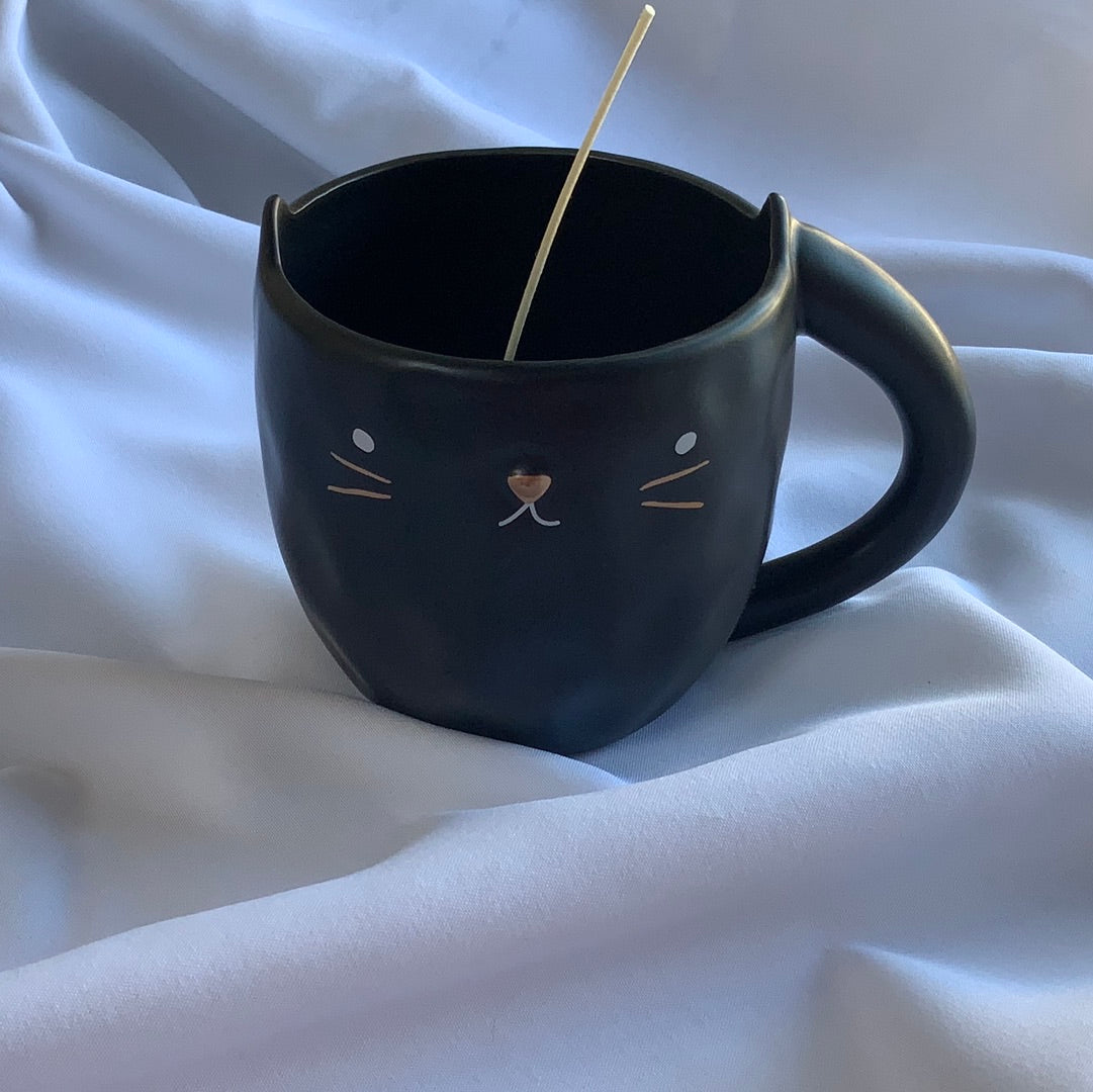 Cat Face Coffee Cup Vessel