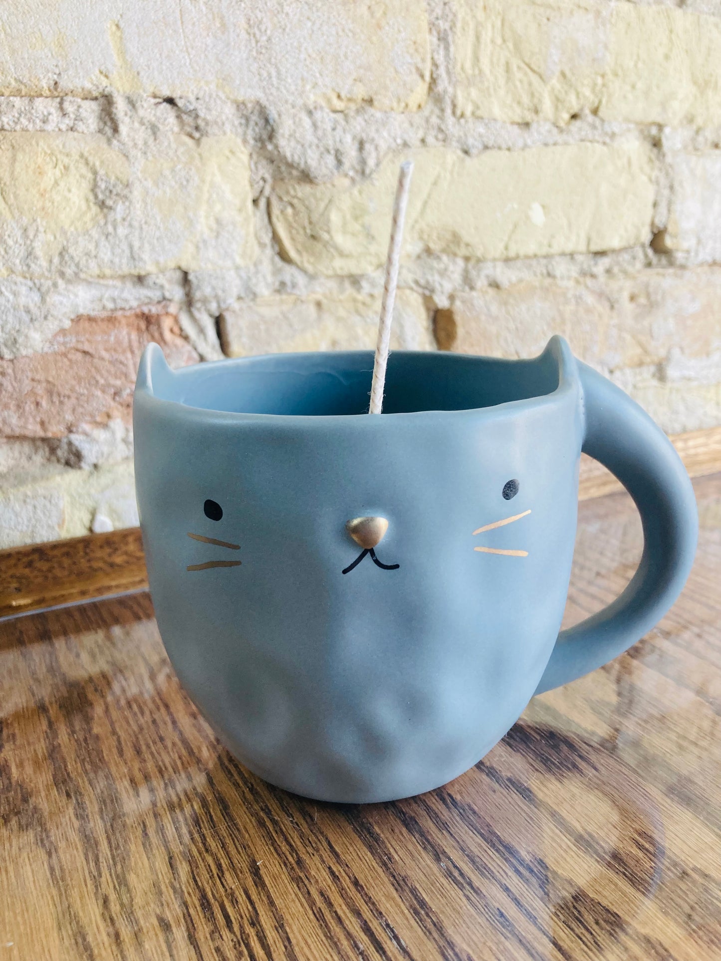 Cat Face Coffee Cup Vessel