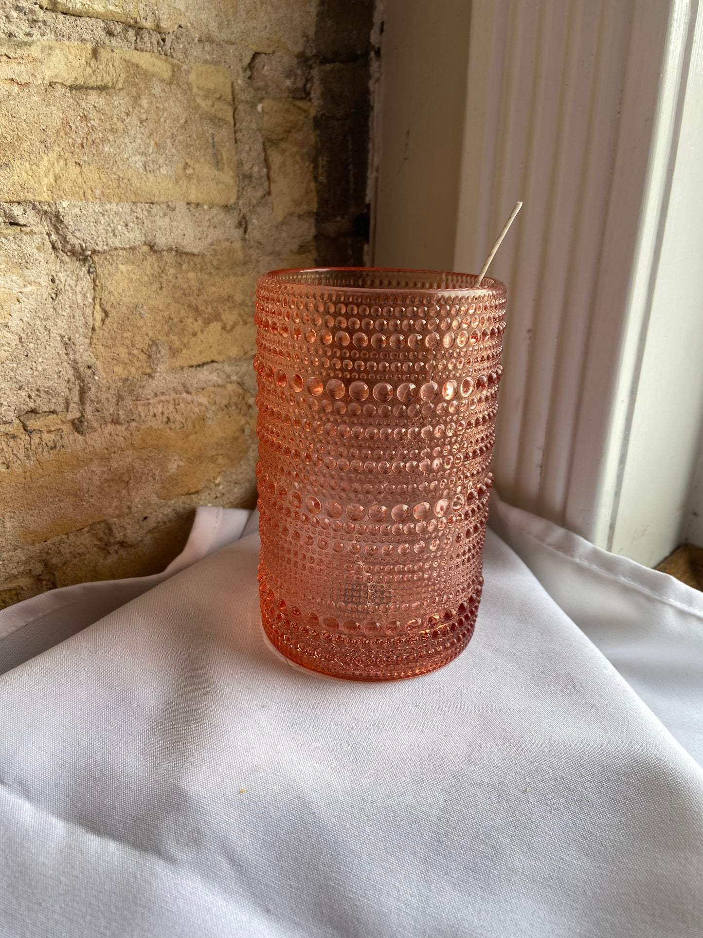 Hobnail Multi-Color 15oz Vessel