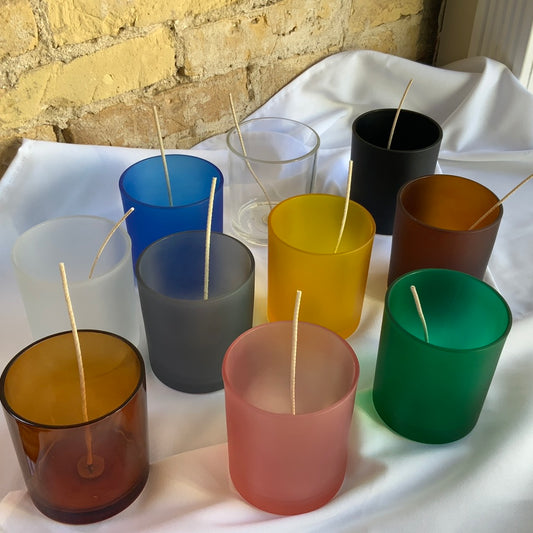 12 oz Colored Glass Vessel